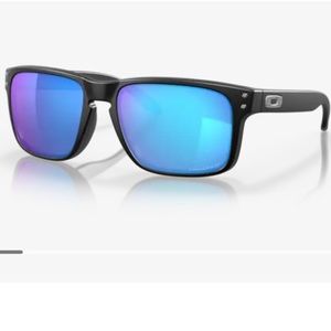 Oakley Holbrook XL Matte Black Prizm Sapphire Iridium Polarized Sunglass…